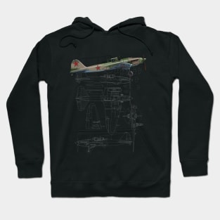 Sturmovik Iljushin IL-2 Hoodie